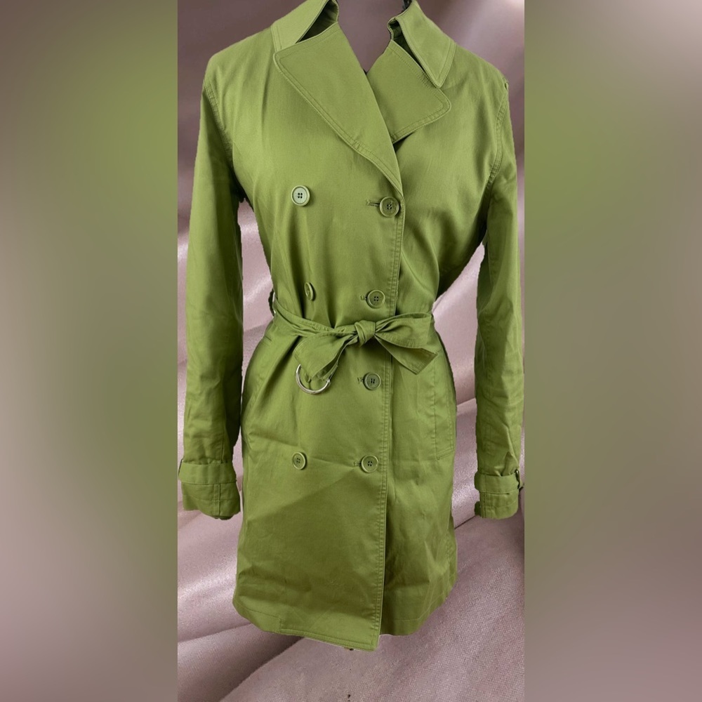 CONTEXT | Trench Coat | Small | Olive green